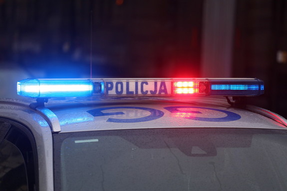 światła oznakowanego radiowozu