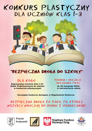 zdjęcie plakatu z ogłoszeniem konkursu plastycznego